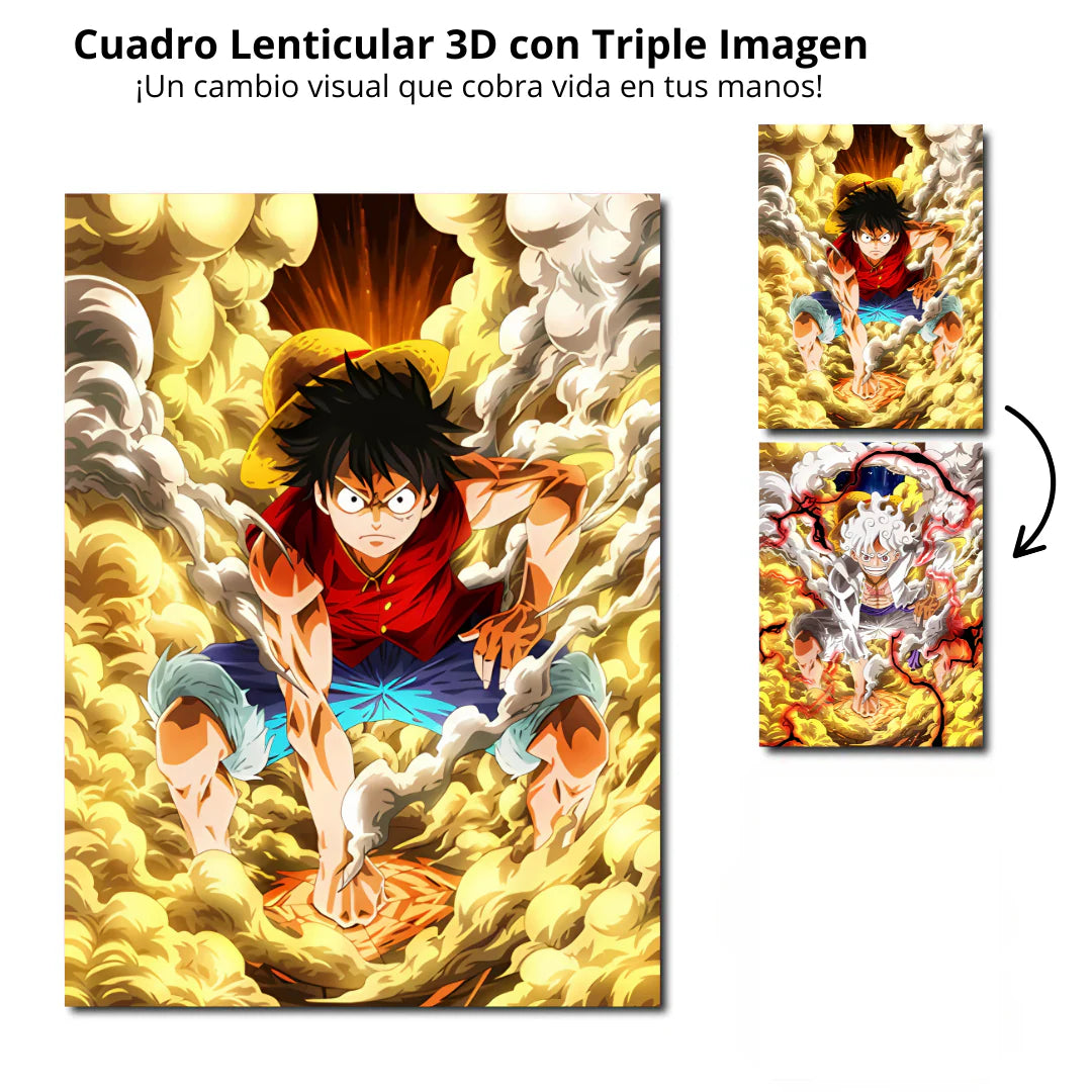 Póster Anime 3D Holo One piece™