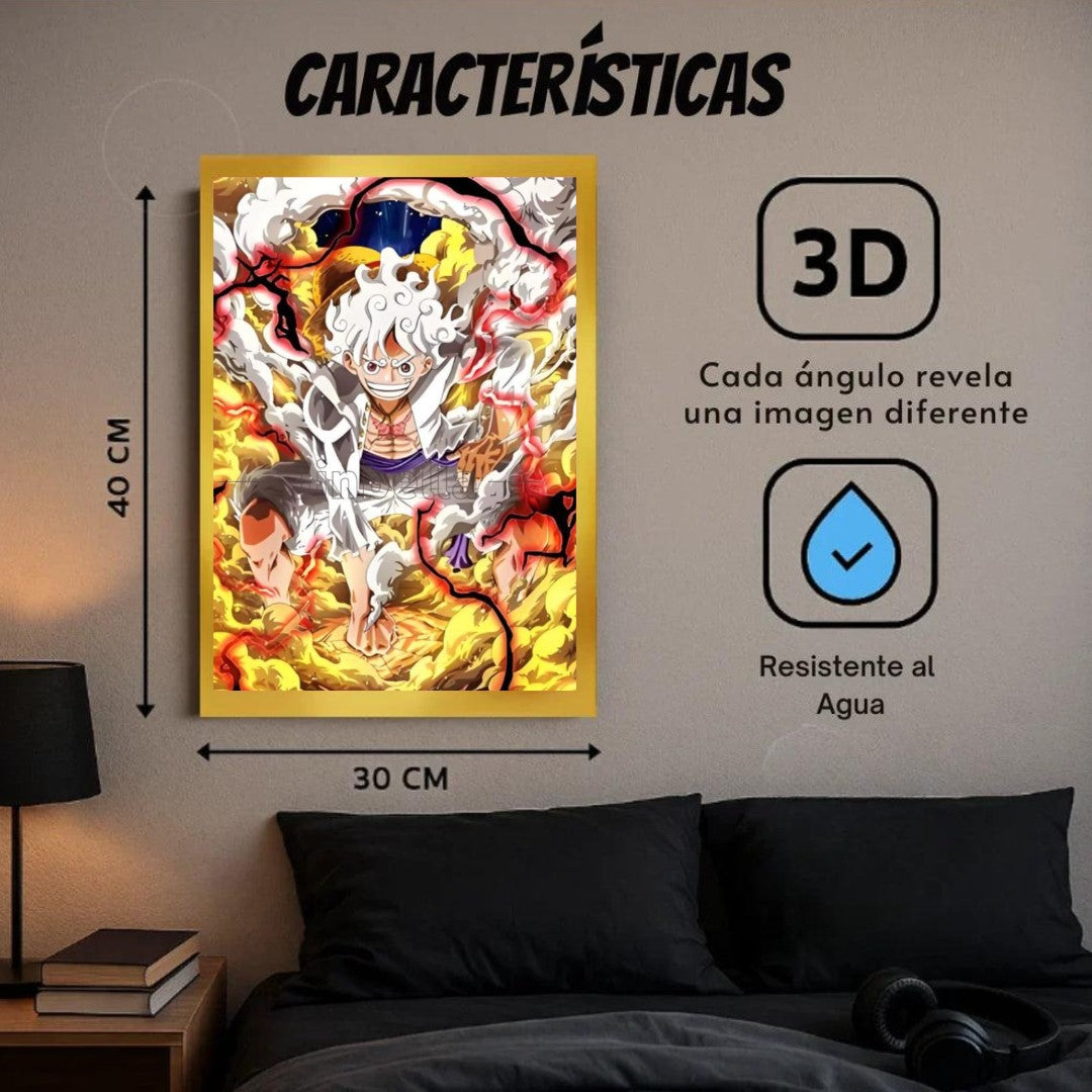 Póster Anime 3D Holo One piece™