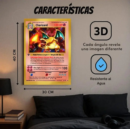 Póster Anime 3D Holo Pkmn™