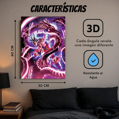 Póster Anime 3D Holo DB Super™