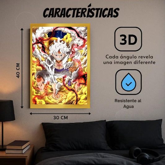 Póster Anime 3D Holo One piece™